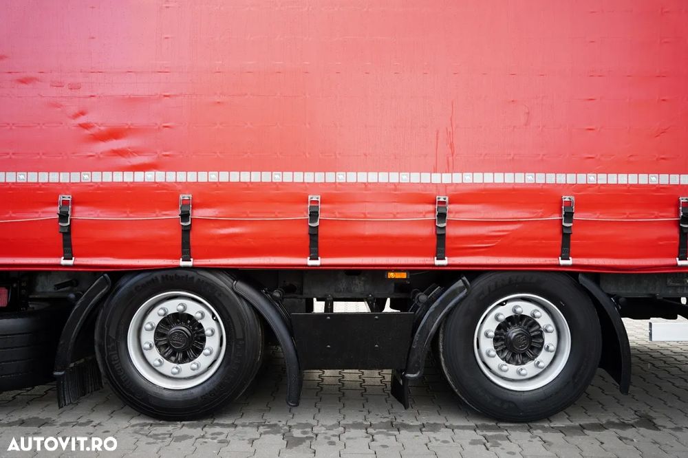 Volvo FH 460 / COMBINAȚIE TANDEM / 120 M3 / TRANSITION / I-SAVE / I-PARK COOL / PUNTE RIDICATĂ / DIRECȚIE / WIELTON / CORTINĂ ARMATĂ - 23