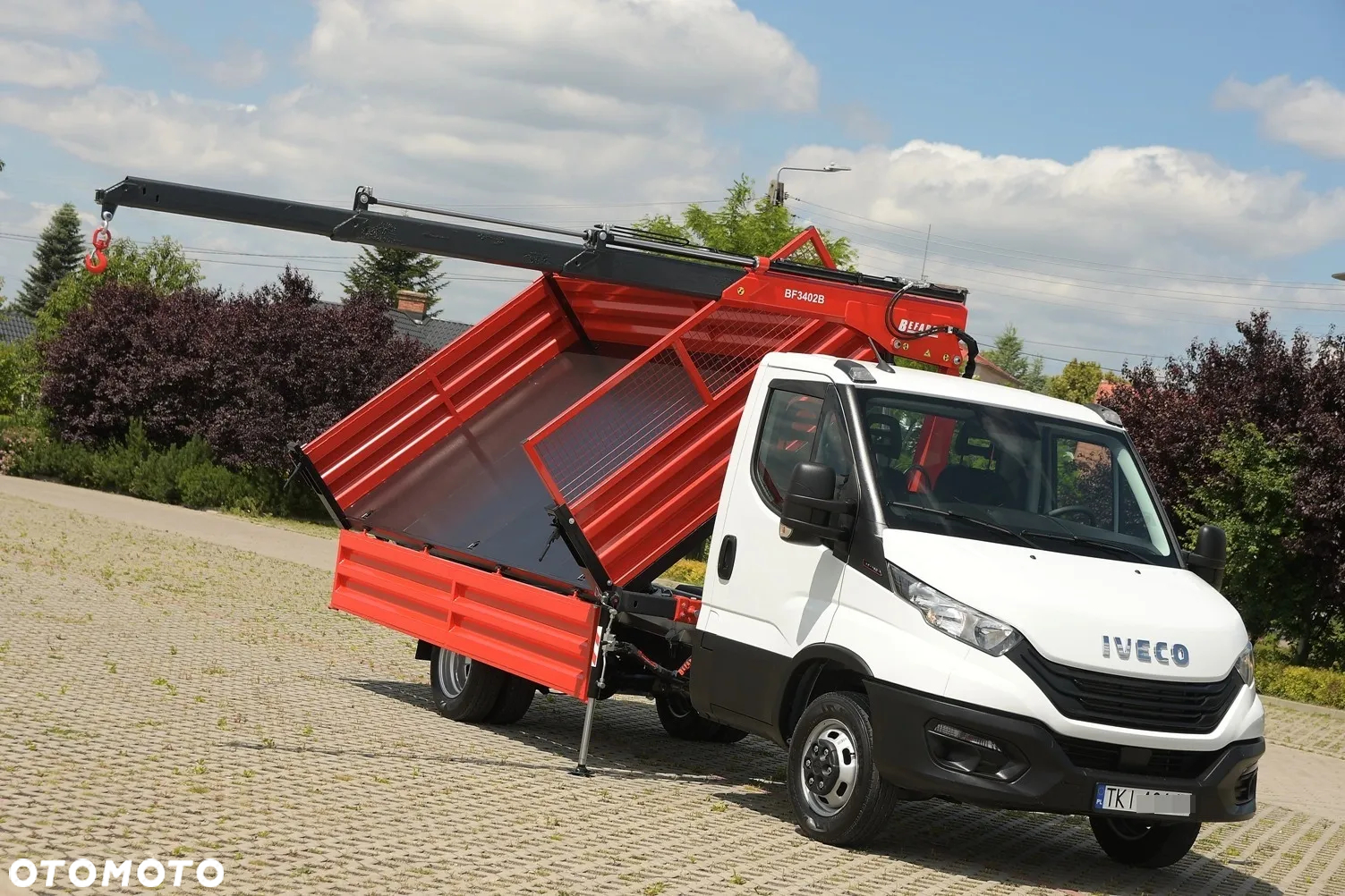 Iveco DAILY 35-180 3.0 HPI 180KM * HDS BEFARD * 2300 Udźwig * 60 tyś km! Wywrotka 3 str* Resor+Poduszka - 33