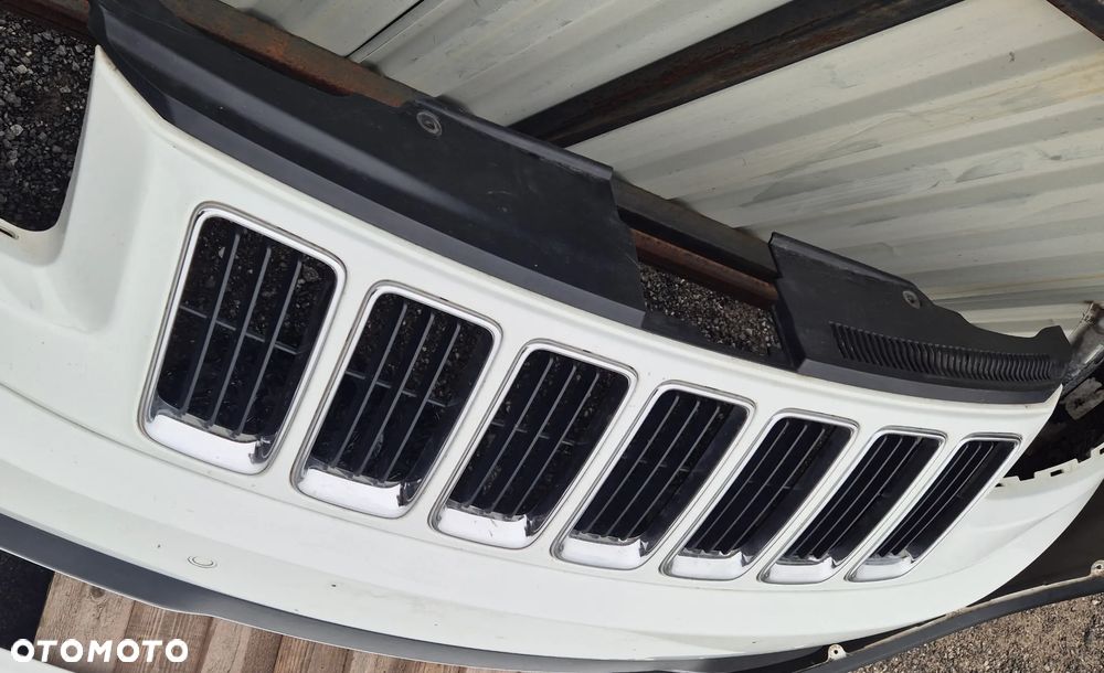 Oryginalny Kompletny Zderzak Przód Przedni BIAŁY PW7 Jeep Grand Cherokee WK2 Lift 2014-2017 - 3