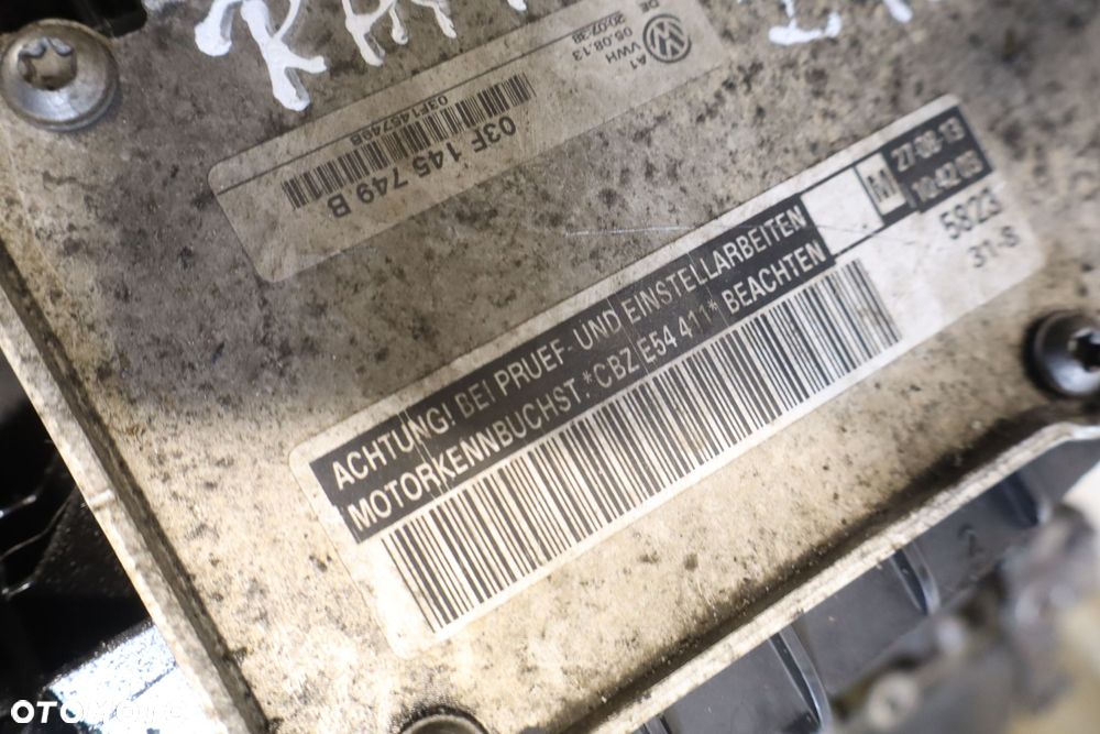 SILNIK SKODA RAPID II 1.2 85KM CBZ TEST FILM - 8