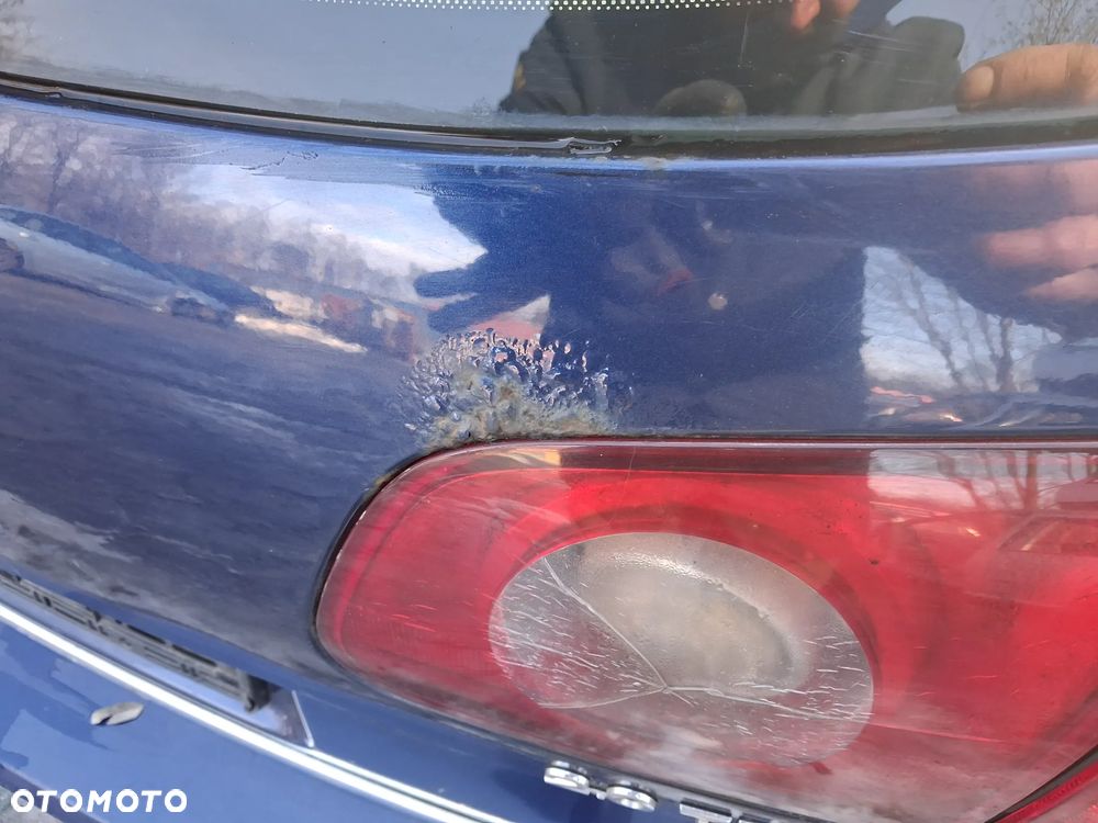 Volkswagen Passat B6 kombi klapa bagażnika tył tylna kolor LC5E niebieska szyba mechanizm wycieraczki zamek lampa listwa chrom - 3