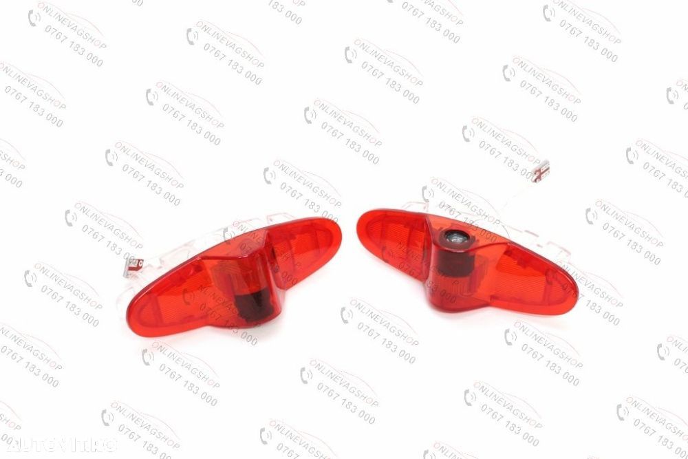 Set 2 lampi dedicate cu logo Renault Megane,Laguna,Latitude,Talisman - 2