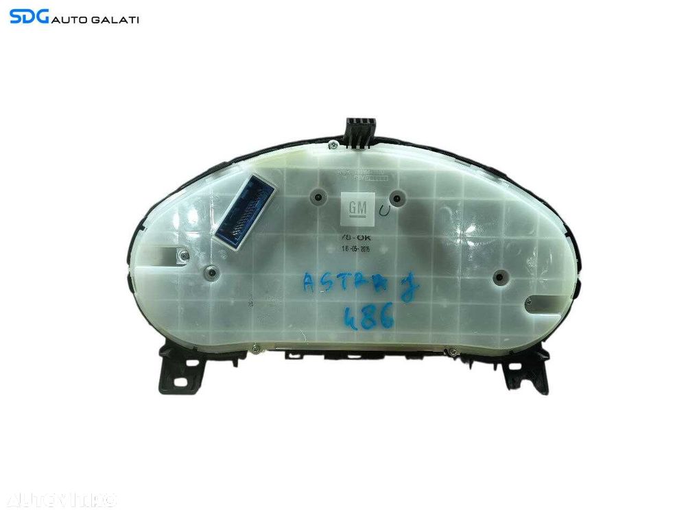 Ceas Ceasuri Cluster Instrumente Bord Opel Astra J 1.6 CDTI 2009 - 2015 Cod 13460586 600775881 [LR2071] - 5