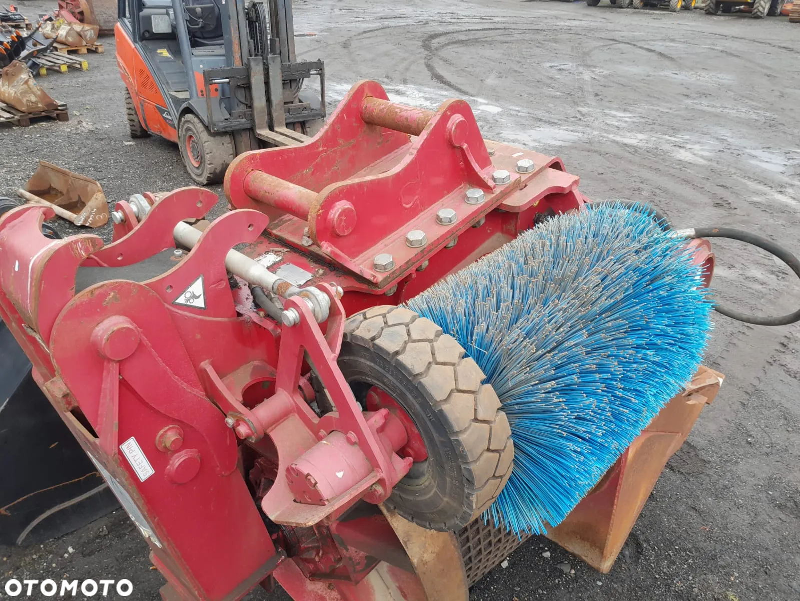 Łyżka ażurowa przesiewająca sortująca hydrauliczna bębnowa przesiewacz do koparki szerokość 130cm. - 8