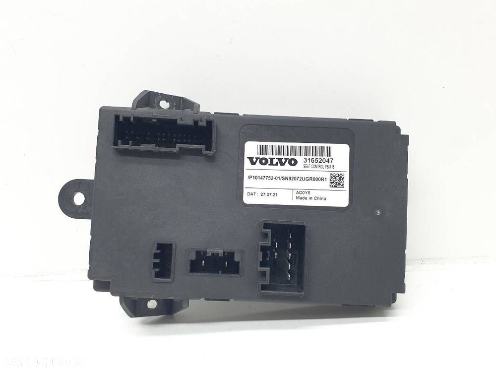 MODUŁ STEROWNIK FOTELA LEWY KIEROWCY VOLVO S90 II 31652047 - 1