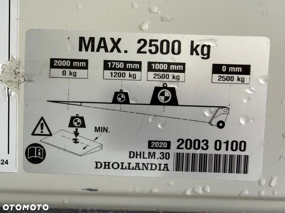 Krone Izoterma, oś podnoszona, Winda DHOLLANDIA 2,5T!! - 30