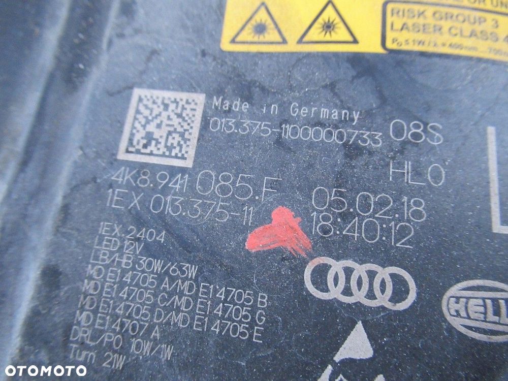 lampa przód lewa laser audi rs6 rs7 4k8941085c - 16