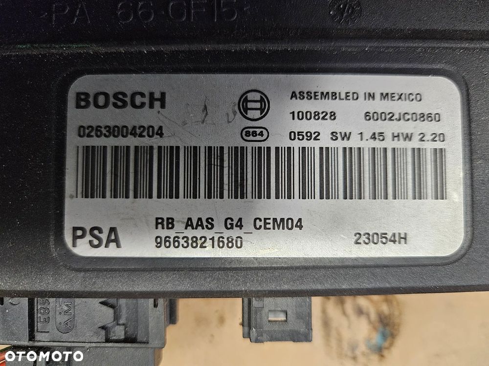 Peugeot 308 T7 Citroen C4 C5 X7 Partner Berlingo  moduł sterownik PDC parkowania 9663821680 9663821780 9663937380 - 5