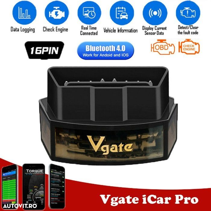 Diagnoza Vgate iCar Pro Bluetooth 4.0 OBD2 Scanner For Android / IOS - 6