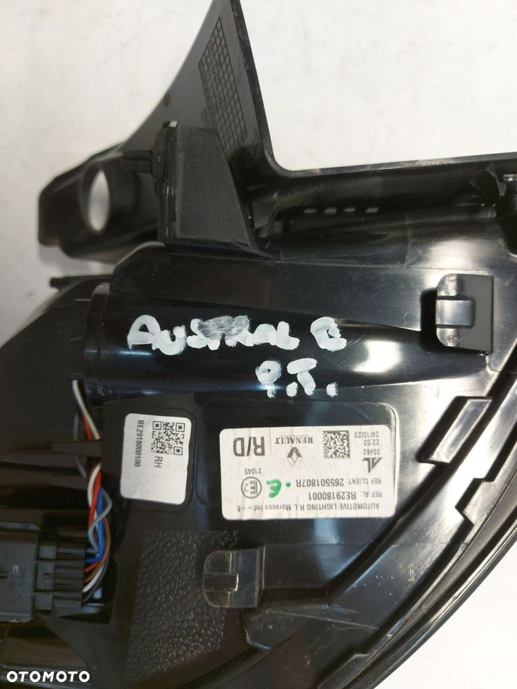 RENAULT AUSTRAL E LAMPA PRAWY TYŁ 265501807R - 5
