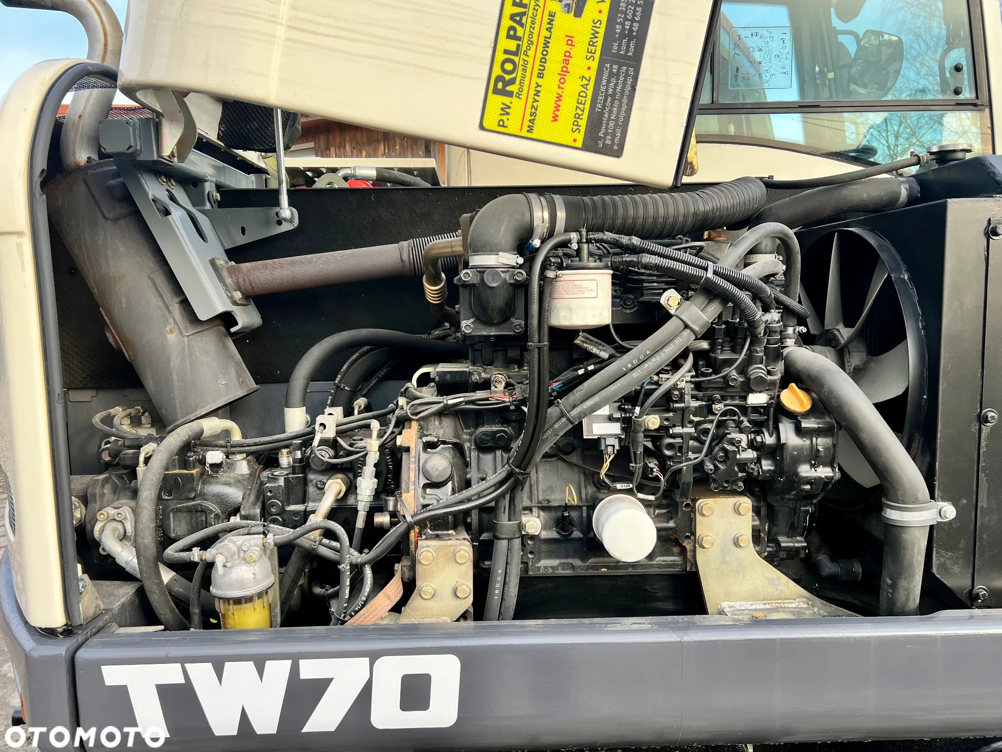 Terex koparka kołowa TW70 3 ŁYŻki + widły, Rototilt, 5000mtg - 21