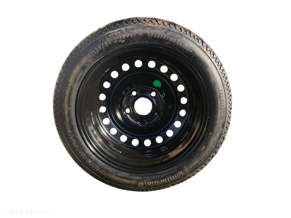 3930. koło zapasowe dojazdowe 125/80 r16 5x120 67.1mm et:41 opel insignia - 5