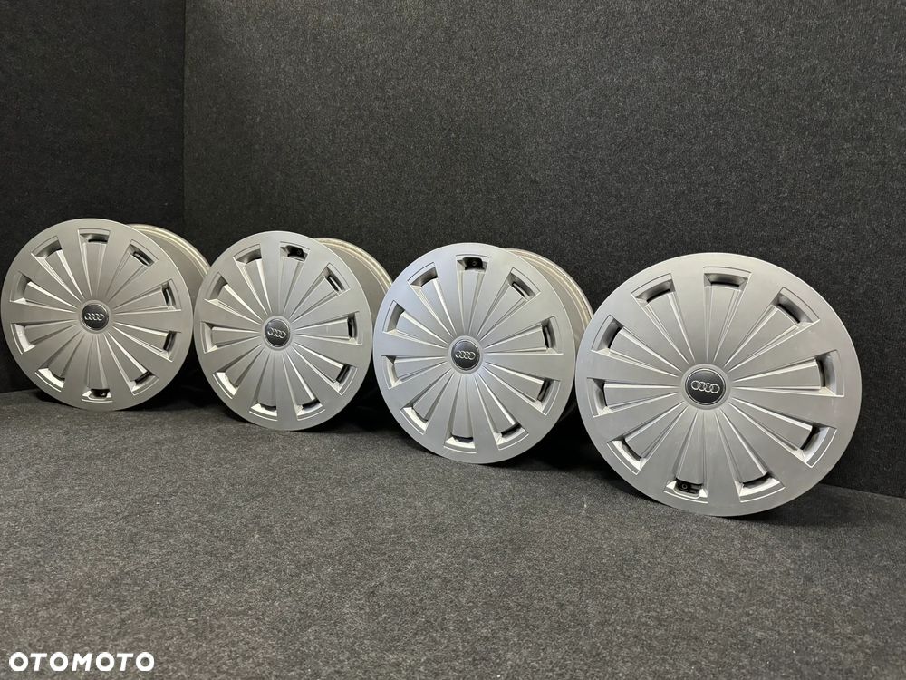 Alufelgi Audi A4 B9, A4 B8 16 cali 5x112 4szt. + Oryginalny kołpak. Ładne! - 1