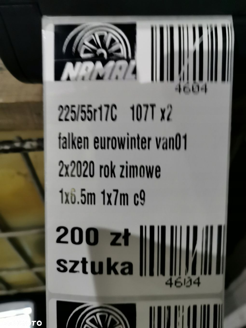 225/55r17c falken 2020 opony zimowe 7mm 4604 - 9