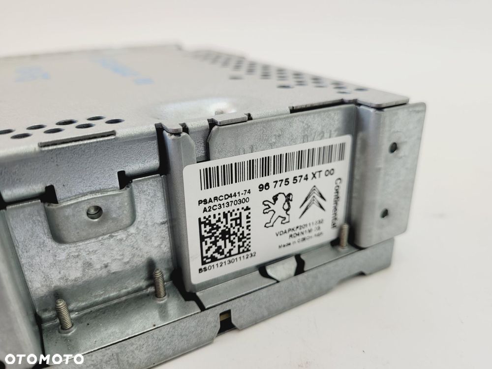 RADIO RADIOODTWARZACZ FABRYCZNE PEUGEOT PARTNER III 96775574XT, #15075 - 5