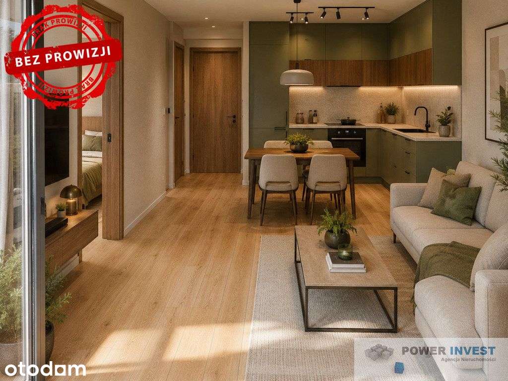 2 pokoje | Ogród 54,85 m² | Bez Pcc i prowizji