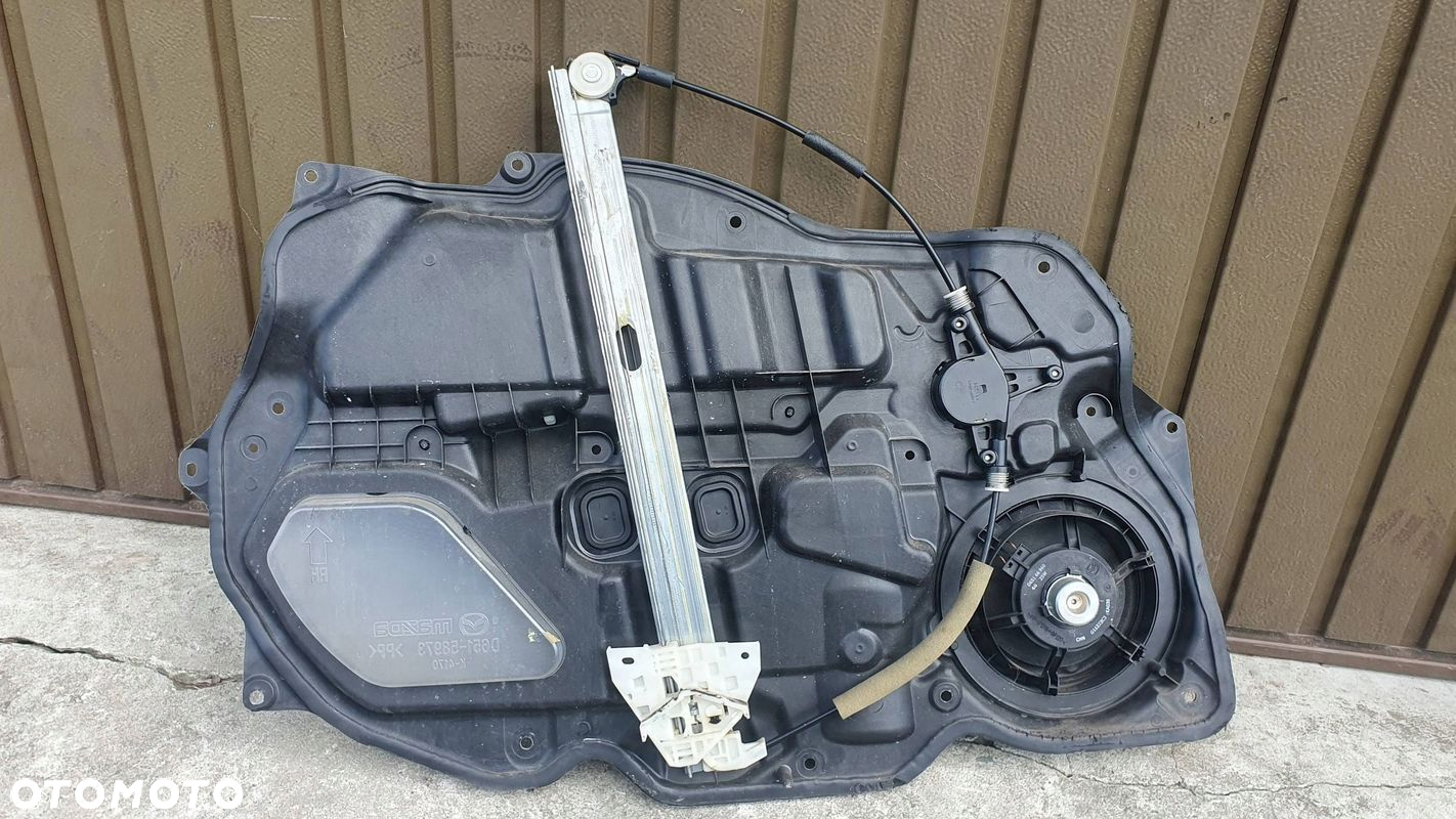 Mazda 2 II Mechanizm podnośnik szyby prawy przód - 4