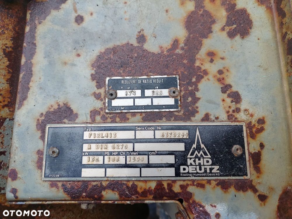 Silnik spalinowy Deutz F12L413 F12L 413 BF12L413 12-CYL Agregat Przesiewacz Rozściełacz Lokomotywa - 14