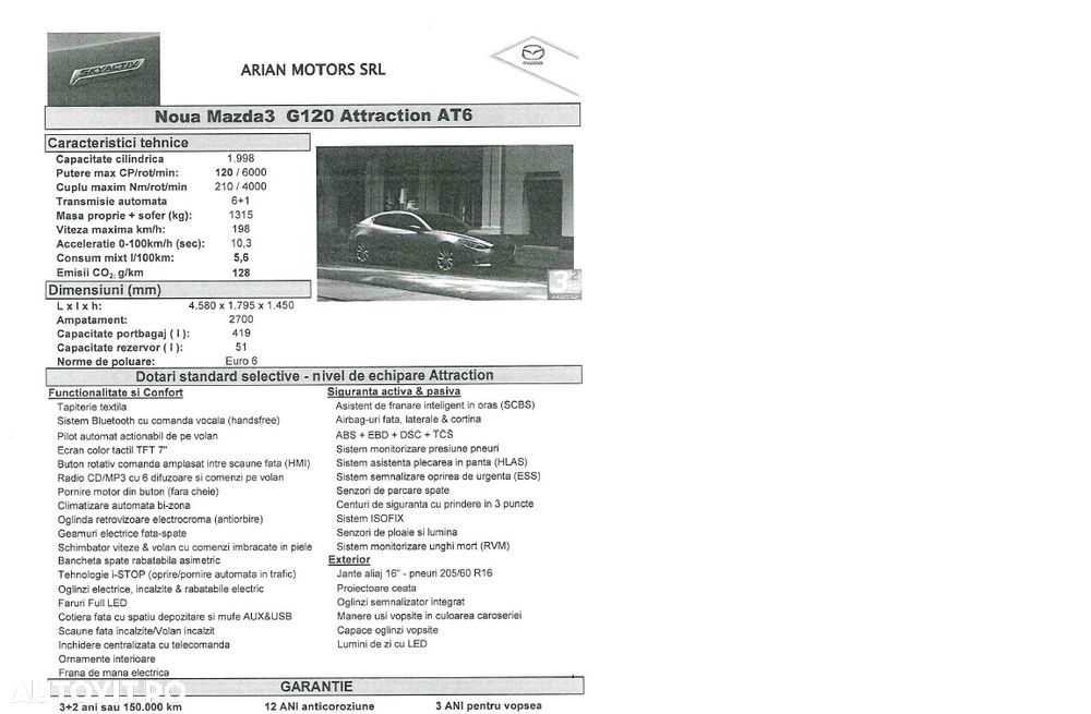 Mazda 3 G120 AT Attraction - 5