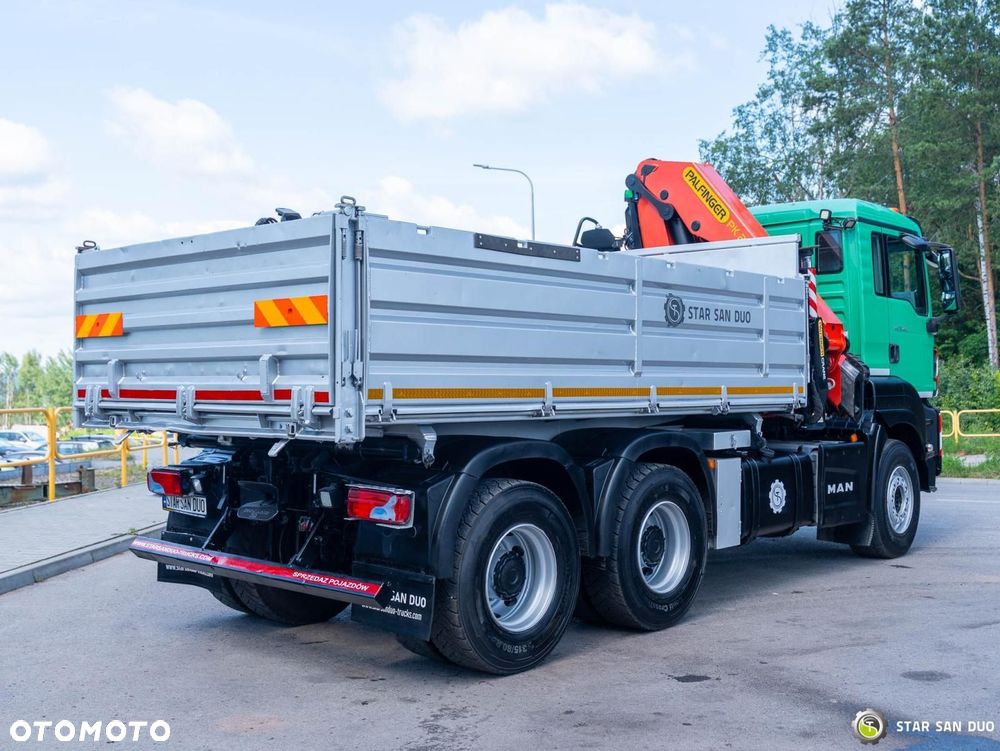 MAN TGS 33.480 6x4 PALFINGER PK 22002 HDS Żuraw Wywrotka Łyżka - 12