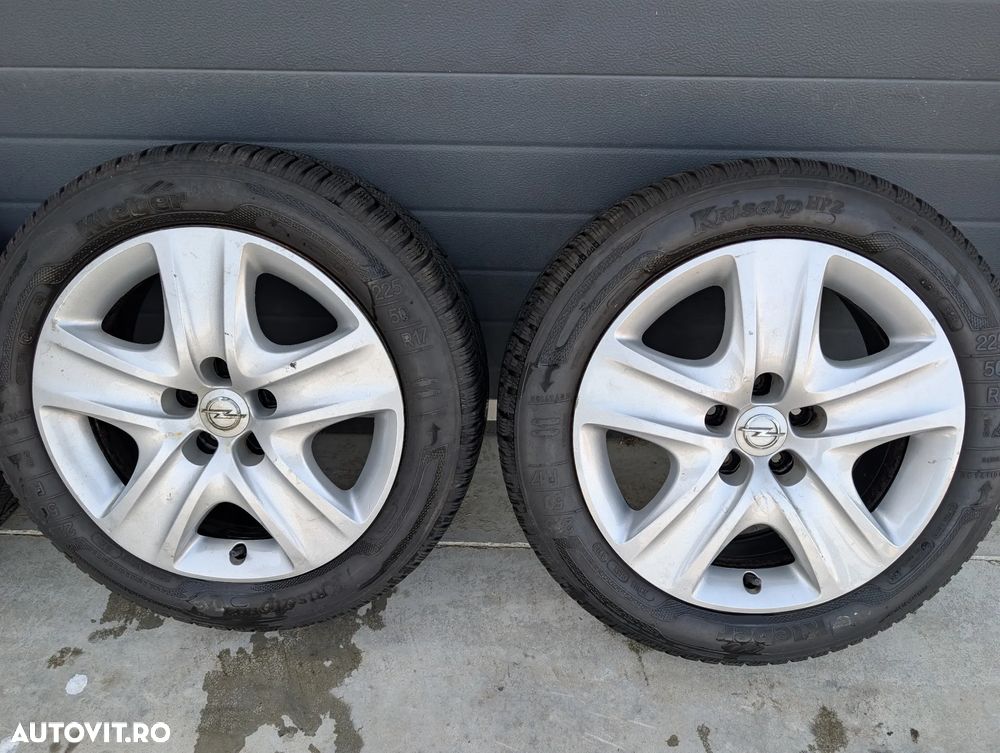 Jante tabla 17'' 5x115 Capace Opel Astra J Zafira Captiva Mokka anvelope 225/50R17 Kleber 2170108 - 8