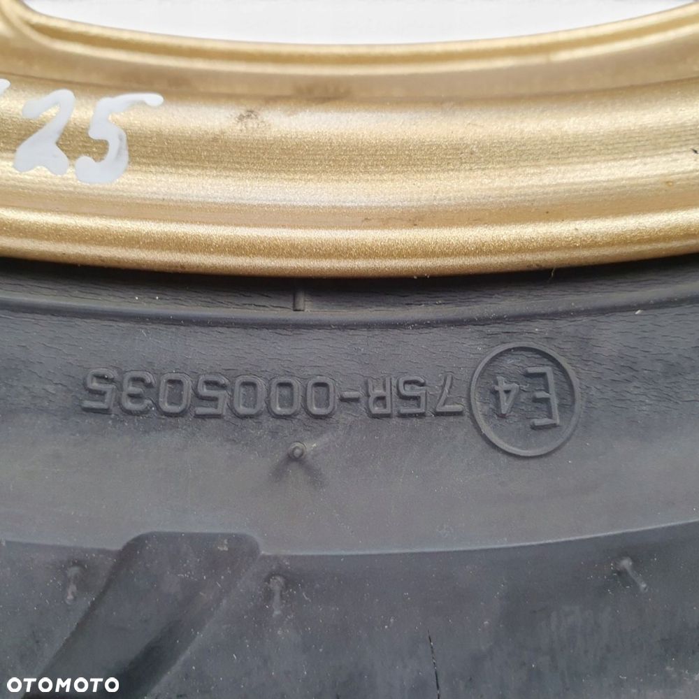 PRZEDNIE KOŁO FELGA PRZÓD Yamaha XSR 125 XSR125 2021 Opona 110/70 R17 złota - 4