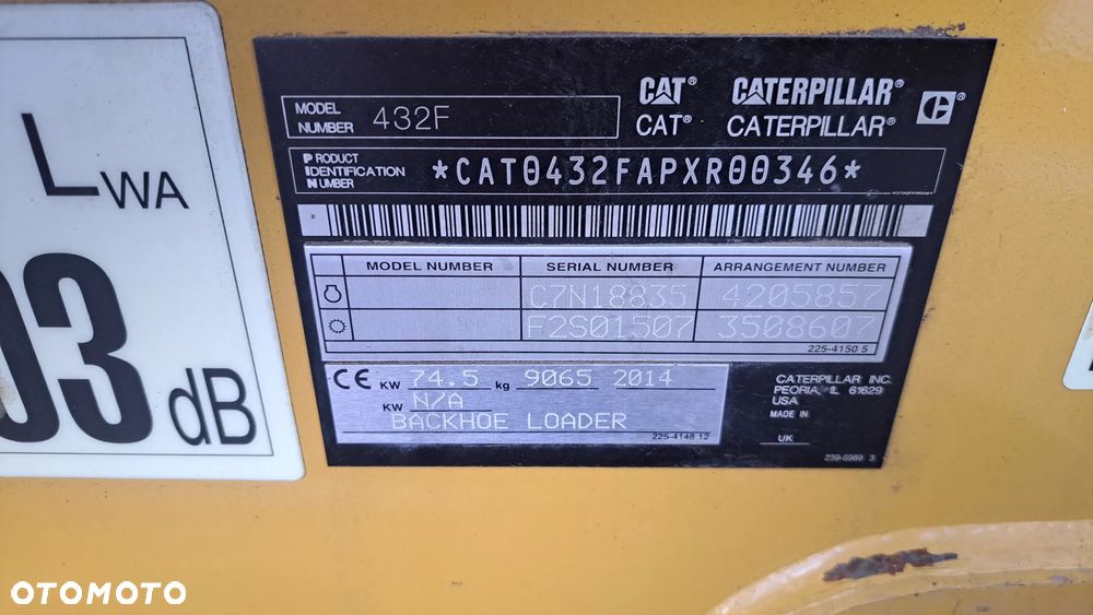 Caterpillar 432F3 - 2
