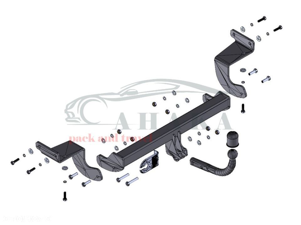 Hak Holowniczy Odkręcany Do Hyundai I30 Cw Kombi 2012-2017 - 3
