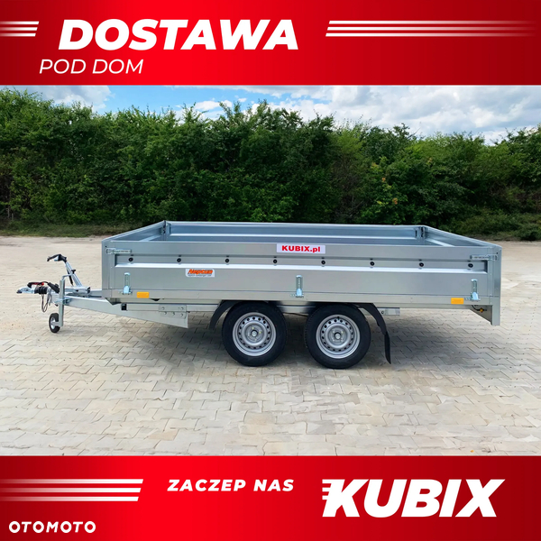 Neptun PRZYCZEPA 320x168x40, 2 OSIE, KOŁA POD - DOSTAWA POD DOM!