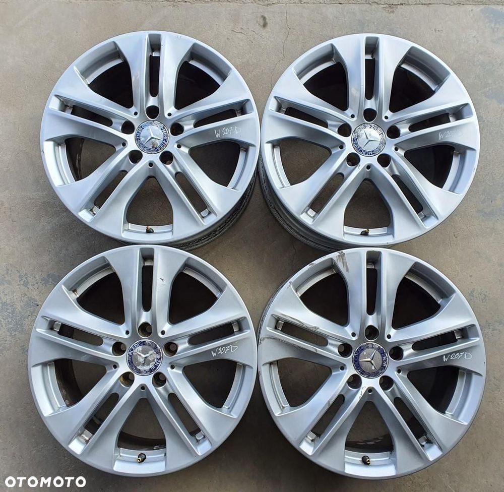 FELGI ALUFELGI 17 7.5J ET45 5X112 MERCEDES W207 A2074010602 KOMPLET - 1