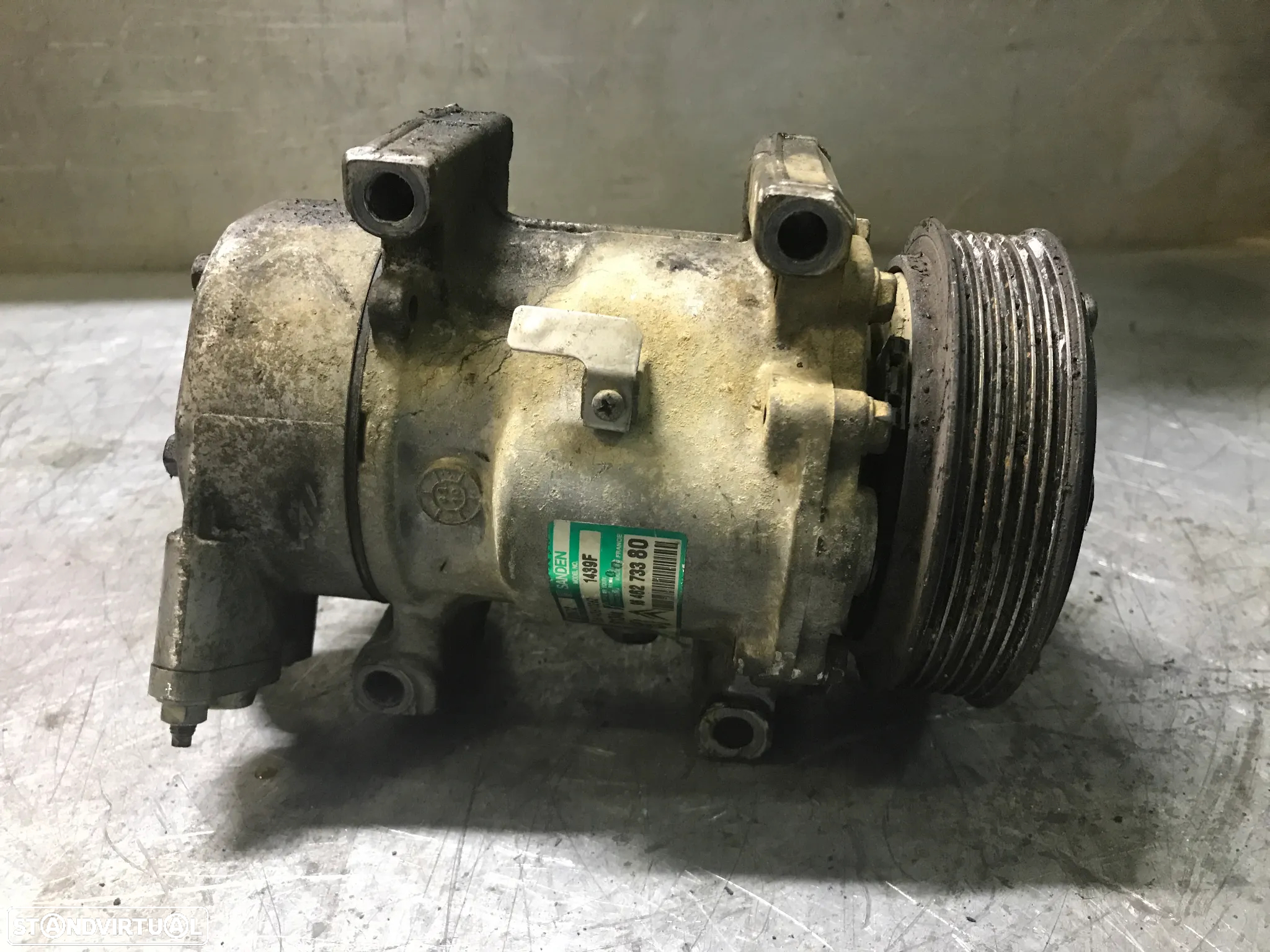 COMPRESSOR DO AC CITROEN C2 / C3 1.4HDI REF, 9646273380 1439F - 3