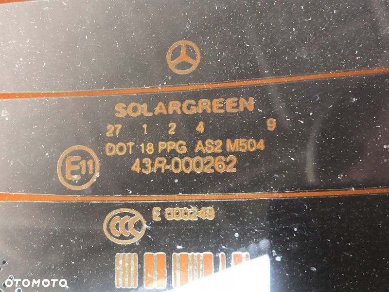 Szyba Tylna Tył MERCEDES S KLASA W221 LIFT SOLARGREEN - 9