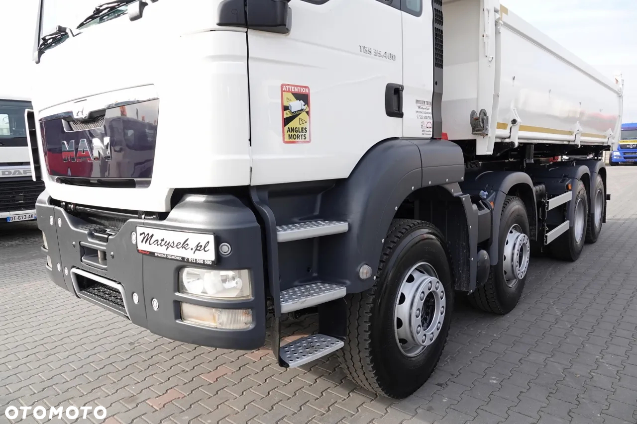 MAN TGS 35.400 / 8x4 / WYWROTKA / HYDROBURTA / BORDMATIK / EURO 5 EEV - 15