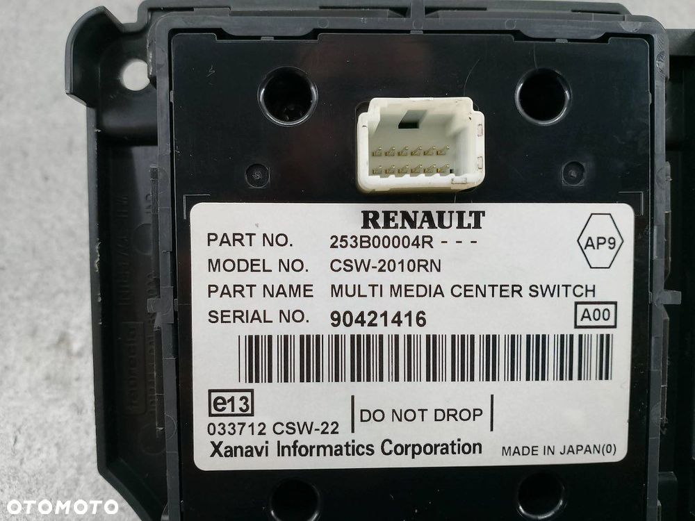 PANEL STEROWANIA RADIA RENAULT MEGANE III 253B00004R - 4