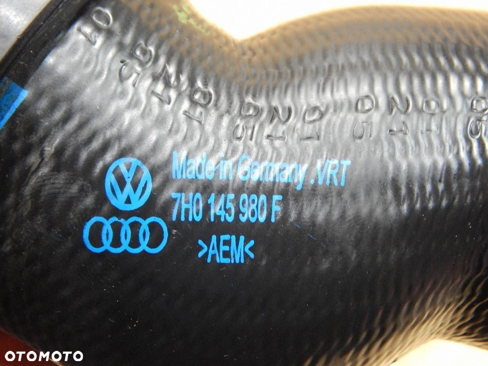 vw t5 przewód rura wąż intercoolera czujnik 2.5 tdi axd komplet 7h0145955j - 5