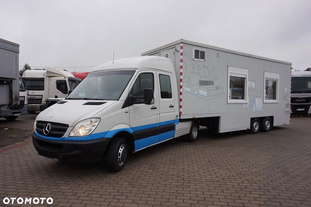 Mercedes-Benz Sprinter 518 + NACZEPA VELDHUIZEN P33-4 / KAMPER