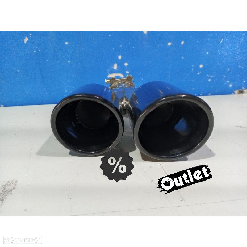E010307C2 COLA ESQ ESCAPE UNIVERSAL 4 x 89MM AÇO INOX PRETO FUMADO - 3