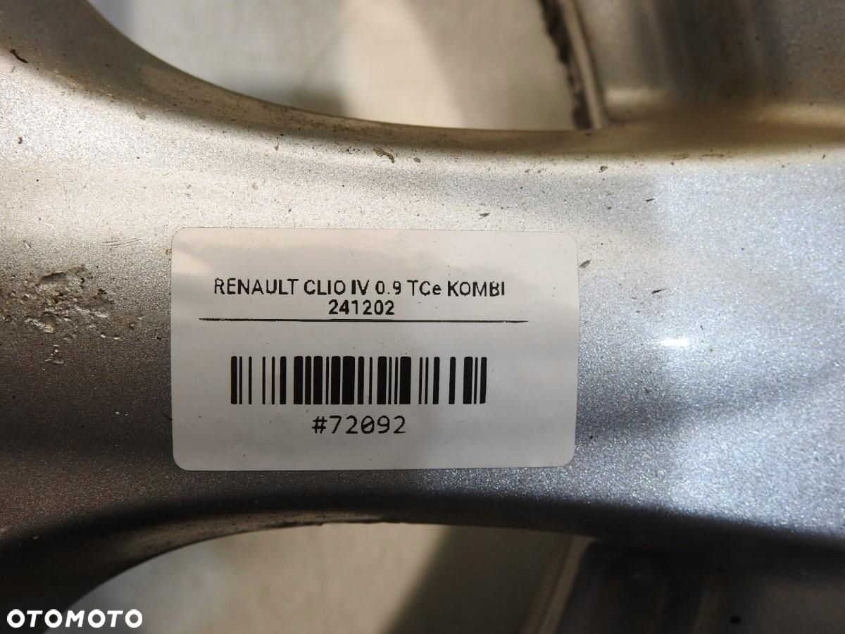 FELGI ALUMINIOWE 16 4X100 RENAULT CLIO IV 42R5604334 - 5
