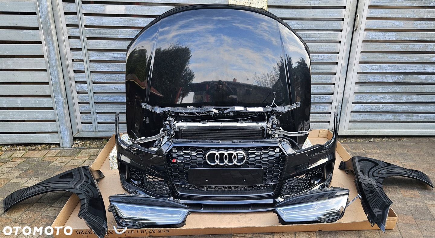 AUDI RS7 C7 4G LIFT 4.0 TFSI PAS PRZEDNI WZMOCNIENIE CHŁODNICE WENTYLATORY - 7