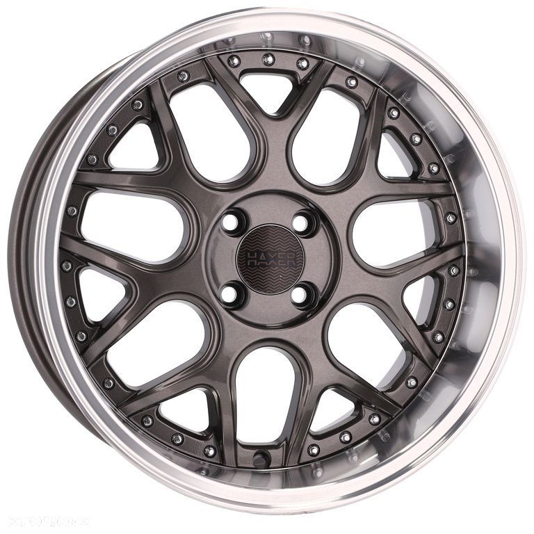 4x Felgi AluMINIOwe 16+17 m.in. do SMART Fortwo I II RoaDSter - FR762 - 7