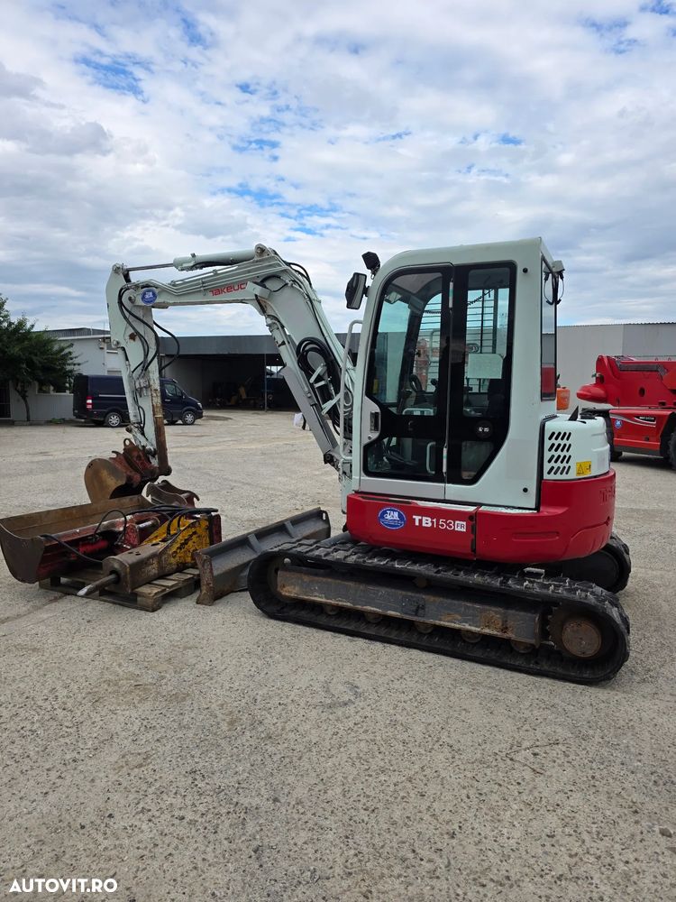Takeuchi Tb153fr miniexcavator compact cu picon - 3