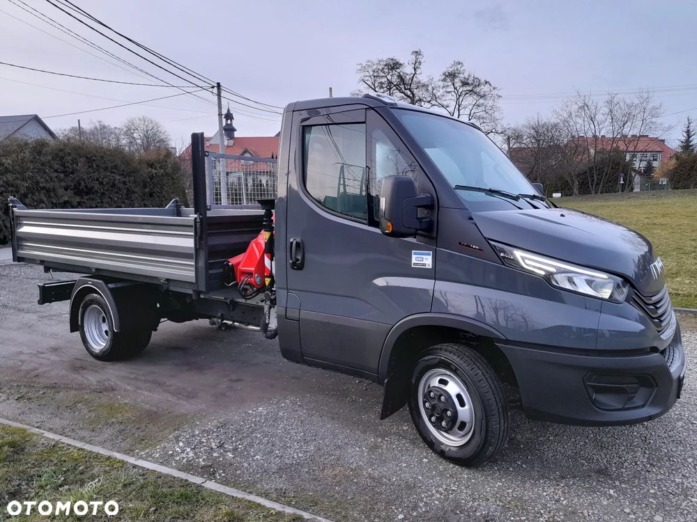 Iveco 50c16 50c18 dmc 3,5t silnik 3.0 HDS dzwig żuraw FASSI f40 WYWROTKA kiper skrzynia - NOWY- Polski salon - 7