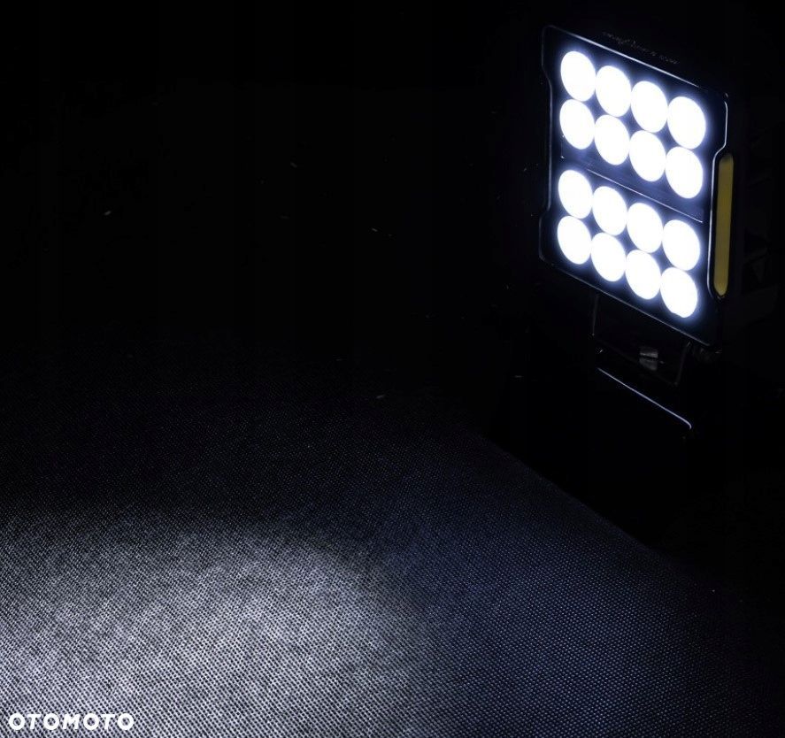 lampa robocza 16x led kwadrat bus traktor - 2