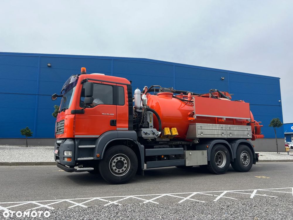 MAN TGA 6x2 WUKO/ samochód specjalistyczny do czyszczenia kanalizacji poj. 10,5 m3 Kaiser, sprzedaz, wynajem, serwis gwarancja - 2