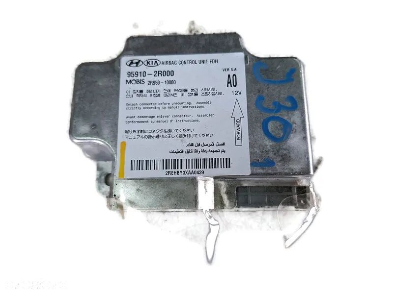HYUNDAI I30 I HB 10r MODUŁ SENSOR PODUSZEK POWIETRZNYCH 95910-2R000 - 1