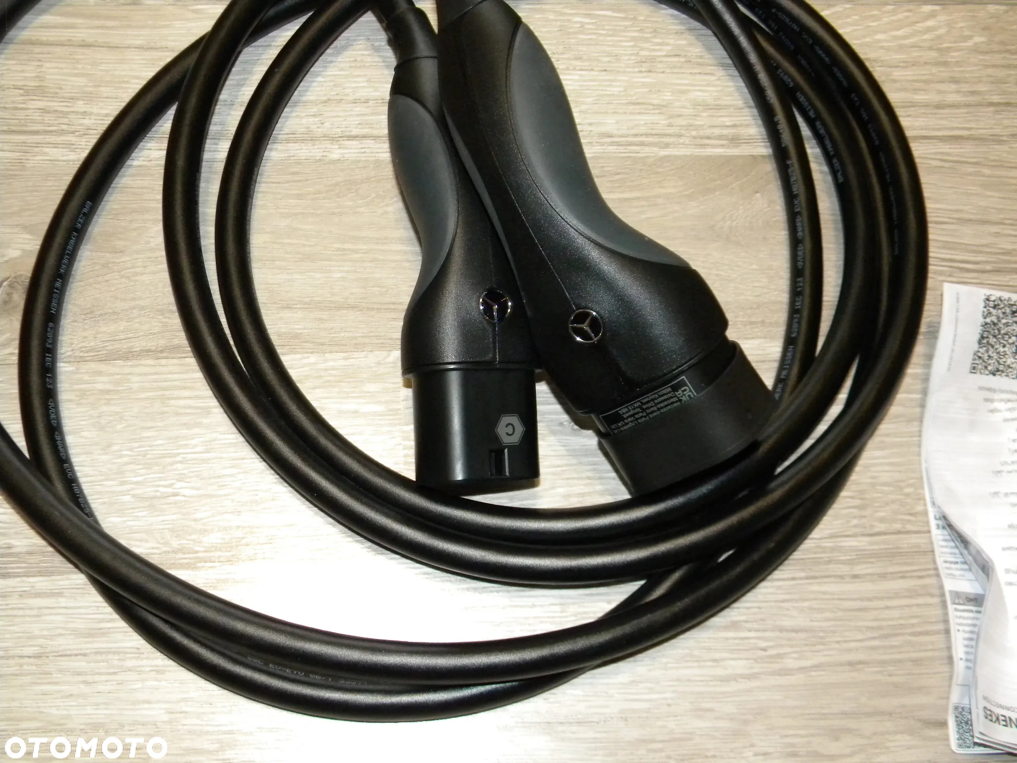 NOWY ORYGINAL KABEL SZYBKIEGO ŁADOWANIA FUTERAŁ MERCEDES A0005832505 - 3