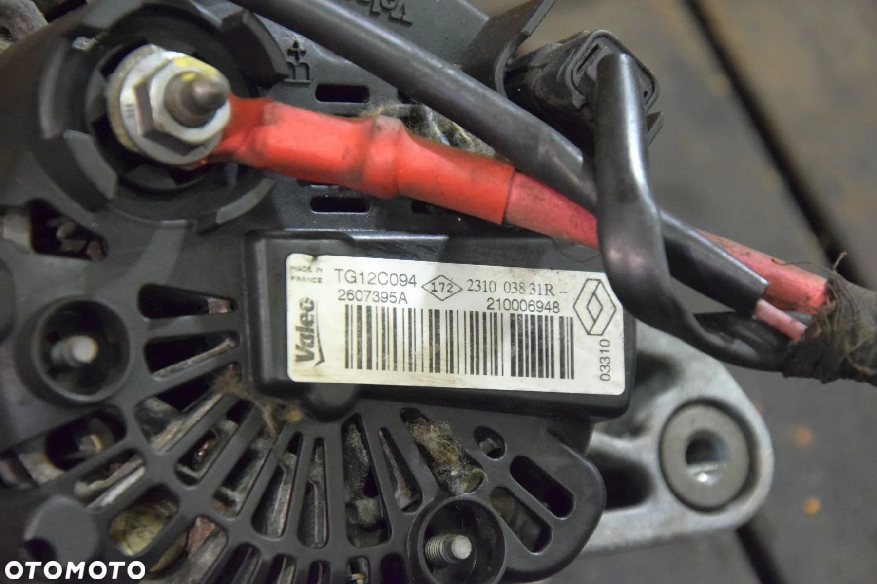 Dacia Sandero Logan Duster 1.5 DCI Alternator 231003831R 210006948 2607395A TG12C094 - 5