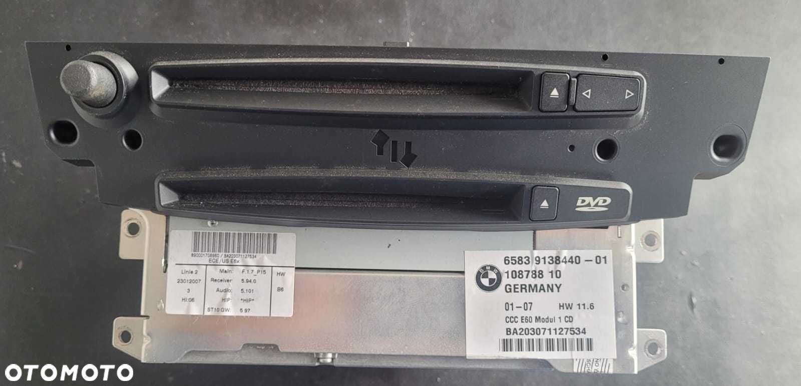 Moduł radio  nawigacja CCC navi BMW 5 E60, f-vat - 1
