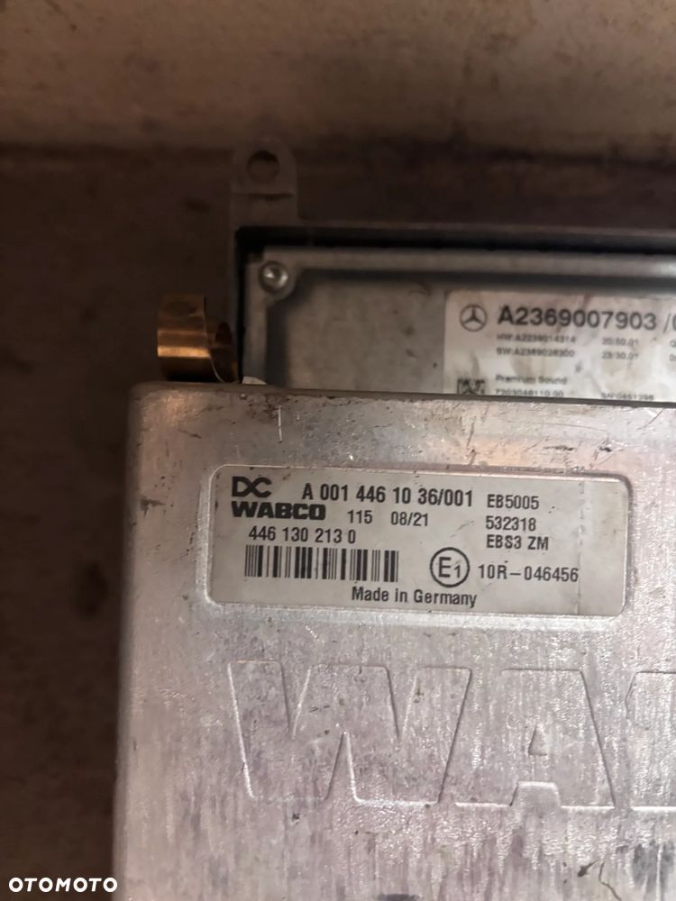 Sterownik Wabco EBS Mercedes EBS3 Actros MP4 Axor Atego A0014461036 Moduł Sterownik Jednostka Sterująca - 2