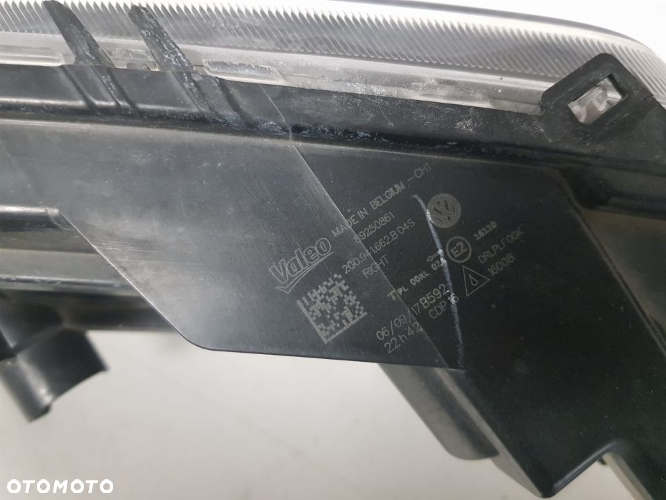 VW POLO 6 VI 17- HALOGEN PRAWY LED DRL 2G0941662B - 4